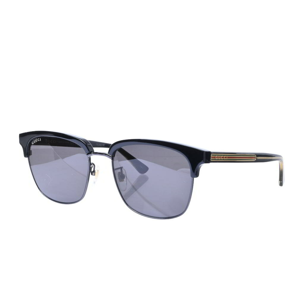 GUCCI GG0382S 56 18-145 ウェリントン サングラス 56 18 ブラック グッチ 【中古】(4)