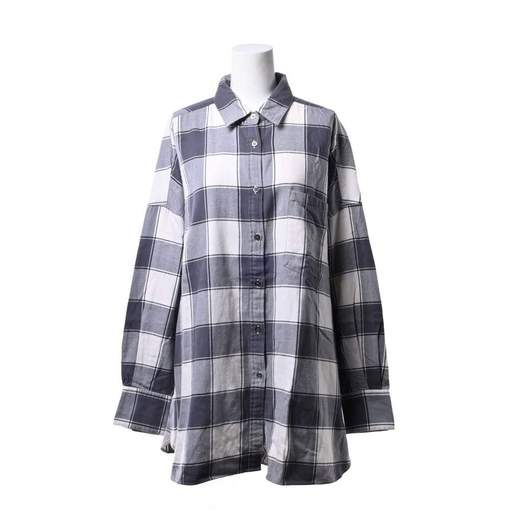 ぴこIENA新品チェックオーバーシャツ◆ホワイト38 IENA｜イエナのシャツ/ブラウス（チェック柄）通販 - ZOZOTOWN