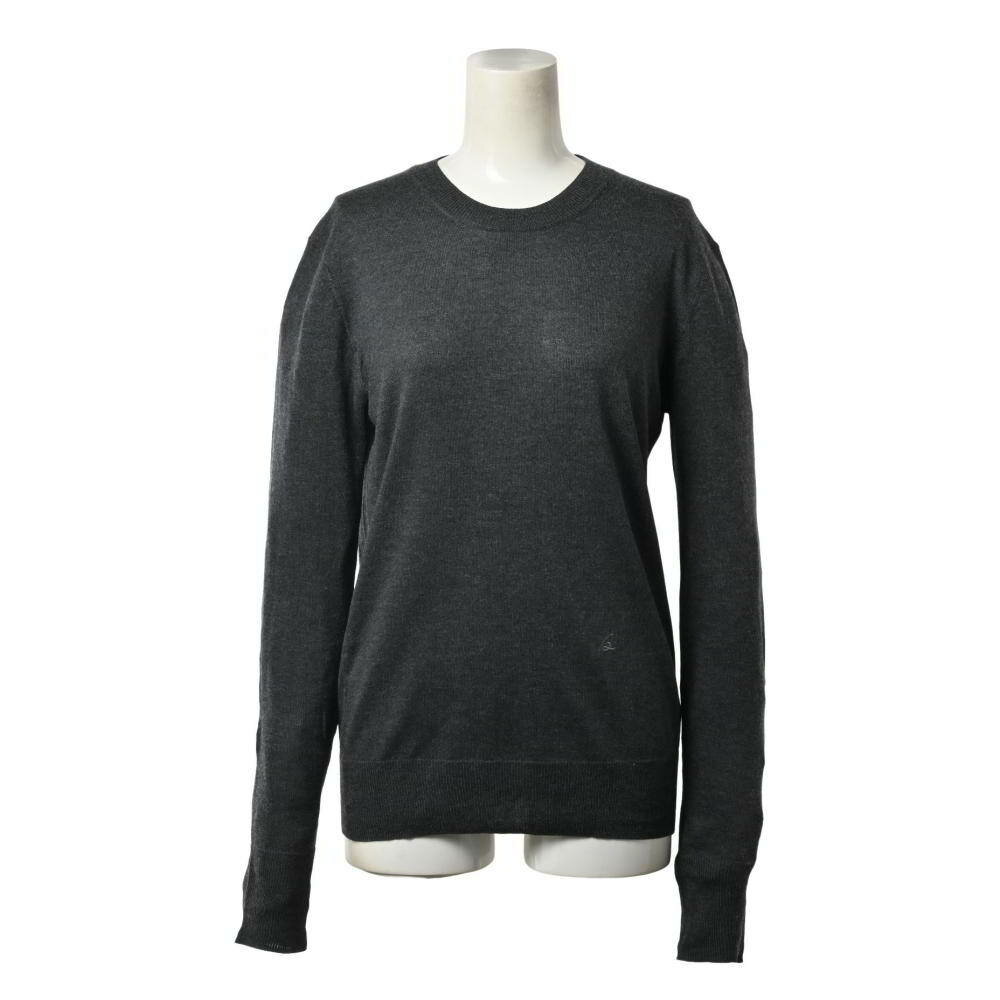 マディソンブルー ニットセーター 長袖 ローゲージ ウール ベージュ S 01 マディソンブルー ニットセーター 長袖 ローゲージ ウール ベージュ S