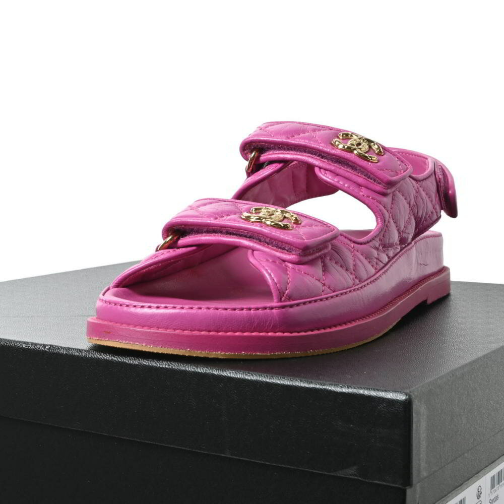 楽天市場】シャネル サンダル ピンクの通販