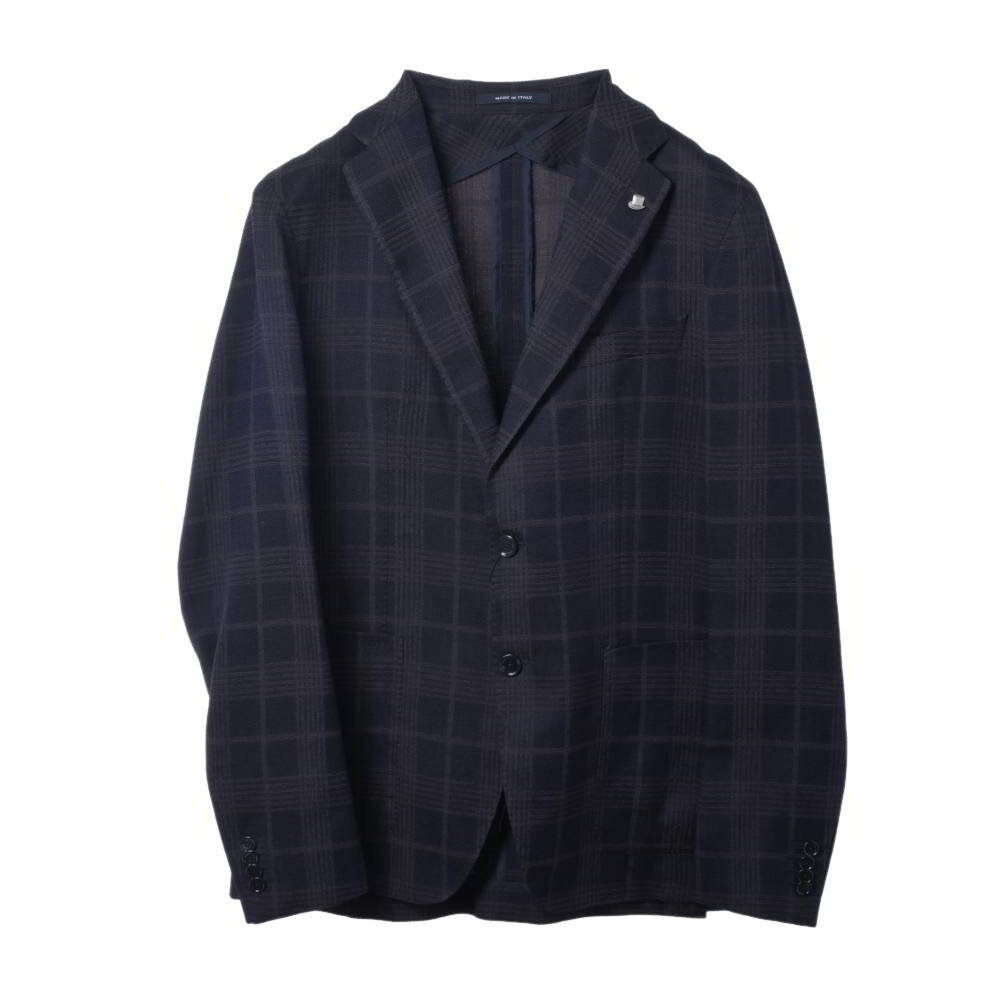 Other - TAGLIATORE ホップサック 2B チェック ジャケット 50 ネイビー タリアトーレ 【中古】