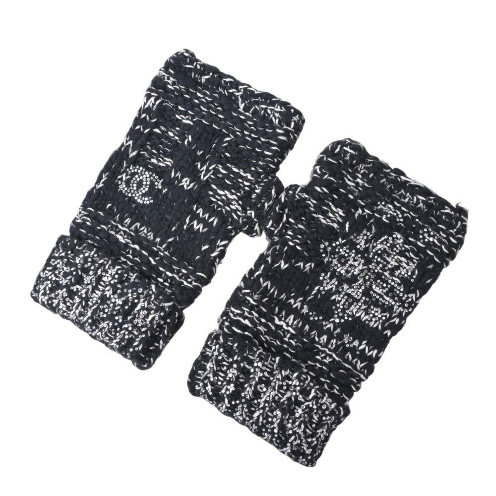 CHANEL(シャネル)カシミヤ100%ニットグローブ 楽天市場】chanel カシミア 手袋の通販