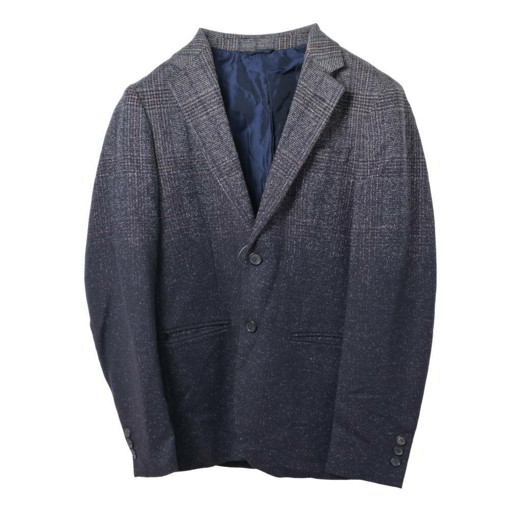 ラフシモンズ ギンガムチェック 千鳥柄 ダッフルコート 44 USED 1000072378_01.jpg