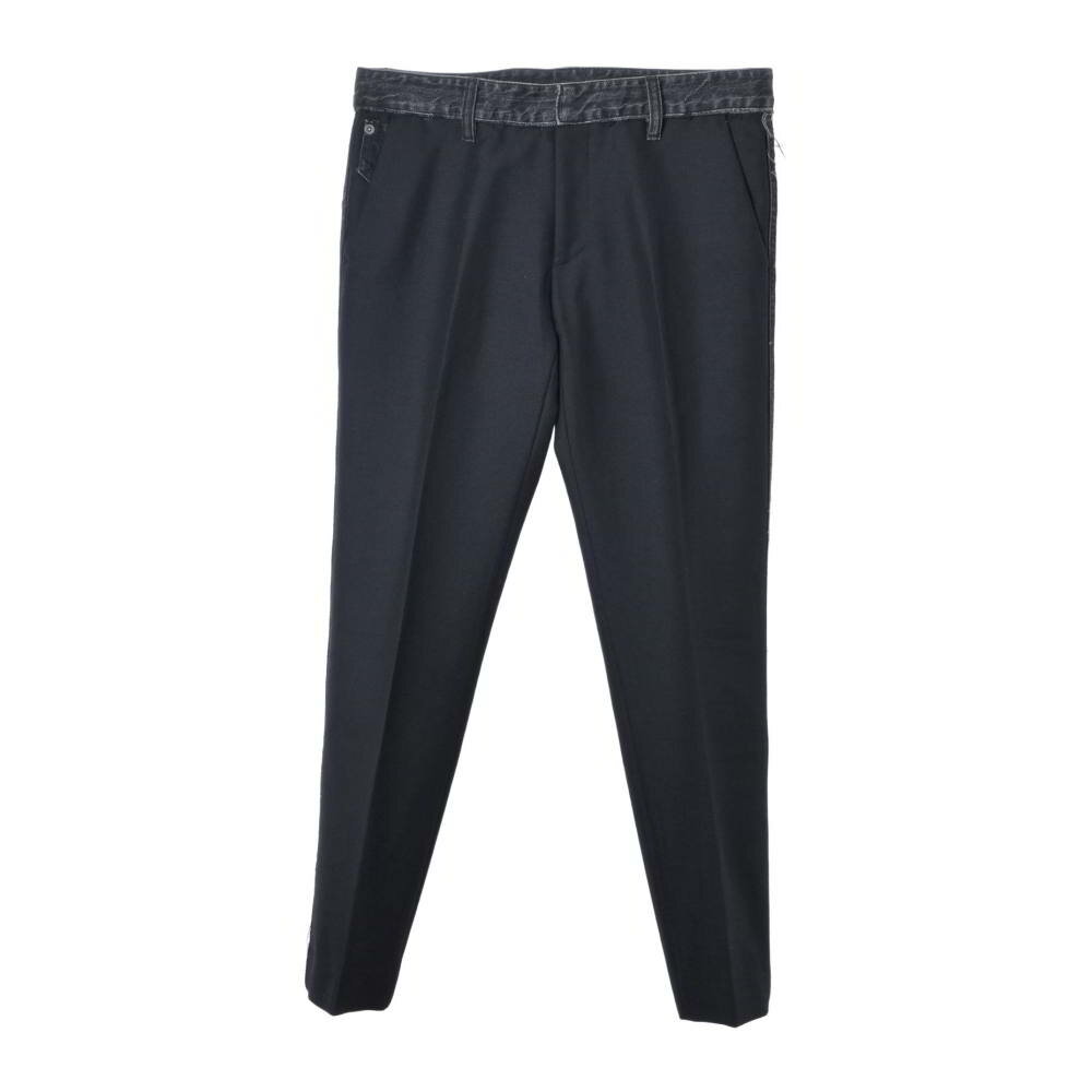 パンツ 2000s VIKTOR&ROLF Black Straight Slacks パンツ 2000s VIKTOR&ROLF Black Straight Slacks SATIN TROUSERS