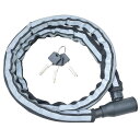 【全品10倍+クーポン!★6/1★ワンダフルデー】 J&C 反射ジョイント式ワイヤー錠 JC-064W ブラック シルバー 自転車