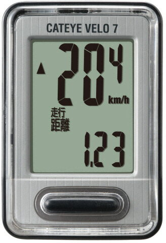 抽選ポイント100%バック大チャンス☆11/25限定 要エントリー CATEYE キャットアイ VELO7 ベロ7 CC-VL520 有線式 ブラック サイクル...