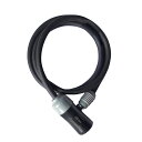 【全品10倍+クーポン!★6/1★ワンダフルデー】 自転車用ワイヤー錠 アサヒサイクル シリンダーワイヤー錠 太さ 8mm 長さ 900mm 90cm マットブラック