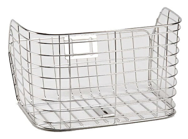 センタン Vブレーキ対応ワイヤーカゴSTB−220 金具付 ステンレス