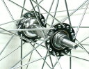 【全品5倍+お得なクーポン★7/18〜26 1:59迄】 自転車 前輪 フロントホイール 27インチ 27x1-3/8 アルミリム タイヤ チューブ 無