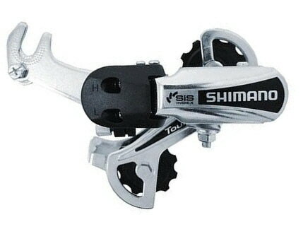 【全品P10倍+クーポン★16日2時迄!要エントリー】 SHIMANO シマノ リアディレーラー GS RD-TY21 逆爪 6段 自転車用 変速機