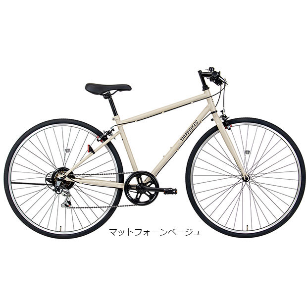 楽天市場】自転車（カラーベージュ）（クロスバイク｜自転車