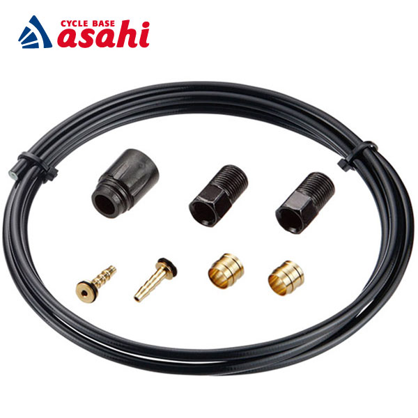 樂天商城 - 4/30〜5/5最大1200円OFFクーポンあり【送料無料】ティーアールピー 2000mmBlackHose5mm ハイドロリックディスクブレーキ用ホースキット 5.0mmx2000mm