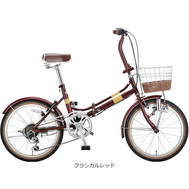 楽天市場】折りたたみ自転車 20インチ（カラーレッド）（スポーツ