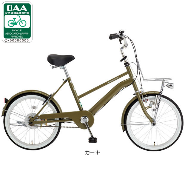 楽天市場】小径自転車・ミニベロ（カラーグリーン）（自転車