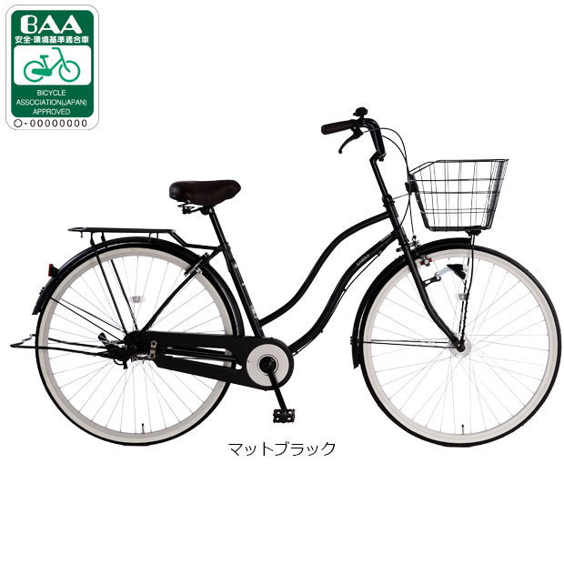 楽天市場】グリーン（カラーブラック）（シティサイクル｜自転車