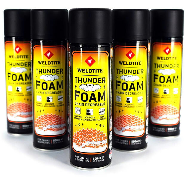 サイクルベースあさひ楽天市場店の8/18〜20最大1200円OFFクーポンありウェルドタイト Thunder Foam チェーンディグリーザー（3097）容量：500ml クリーナー｜アングル2