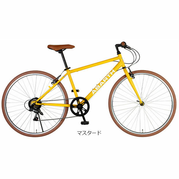 楽天市場】クロスバイク（カラーイエロー）（クロスバイク｜自転車