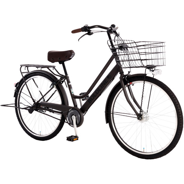 【送料無料】【東日本限定】あさひ ボールドライン ベルトドライブ-Q 26インチ 3段変速 オートライト シティサイクル ママチャリ 自転車【ABC2602】