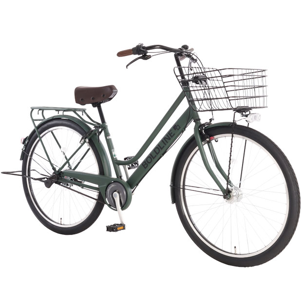 【送料無料】【東日本限定】あさひ ボールドライン ベルトドライブ-Q 26インチ 3段変速 オートライト シティサイクル ママチャリ 自転車【ABC2602】