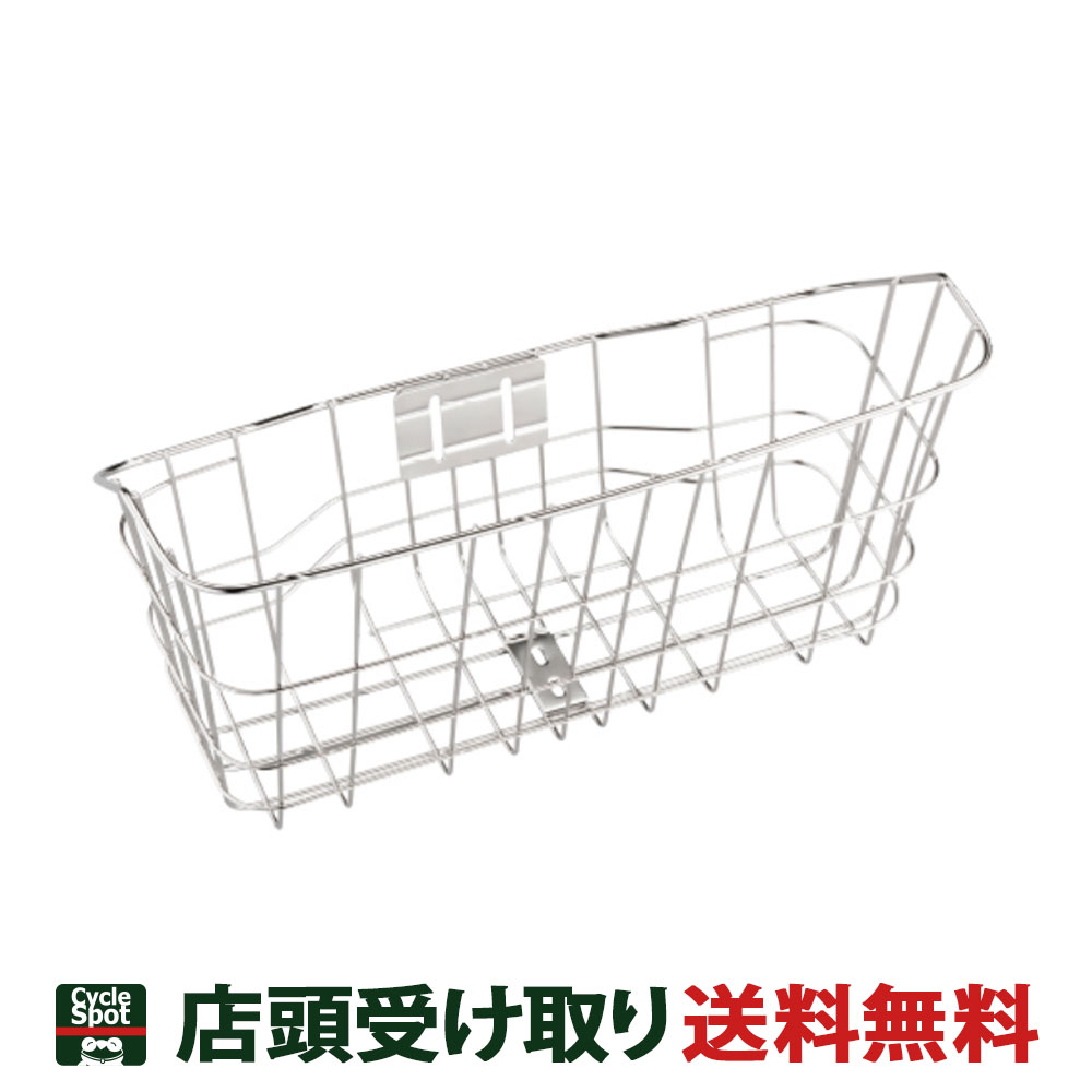 送料無料 店頭受取限定 ブリヂストン スポーツ自転車 前カゴ ブリジストン BRIDGESTONE フロントバスケット BK-ES シルバー/ステンレス