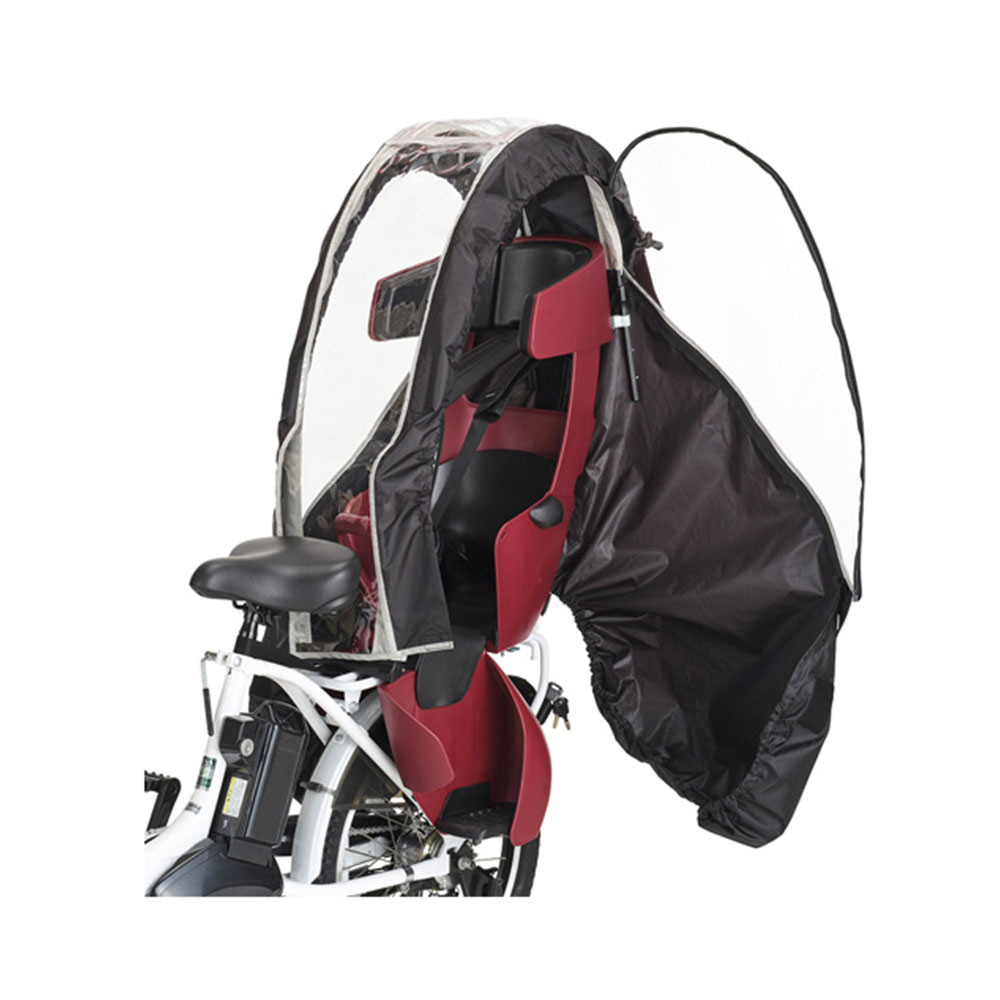 送料無料 店頭受取限定 OGK 自転車 チャイルドシートカバー H@lello-kids ヘッドレスト付後チャイルドシート用レインカバー RCR-008 3