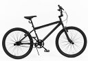 BMX 24インチ 自転車 マットブラック 8割完成車 送料無料 ストリート フラットランド アルエット alouette 2