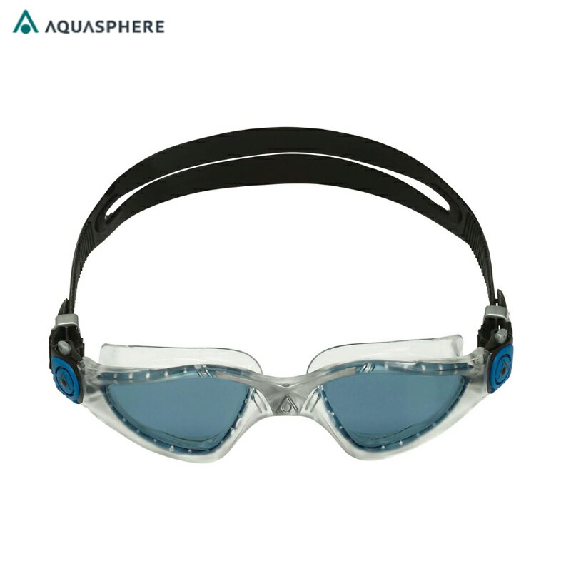 アクアスフィア aquasphere スイムゴーグル AQAS-197020 Kayenne カイエン スモークレンズ レギュラーフィット - Transparent/Silver/Dark Grey Smoke Lens [ユニセックス]