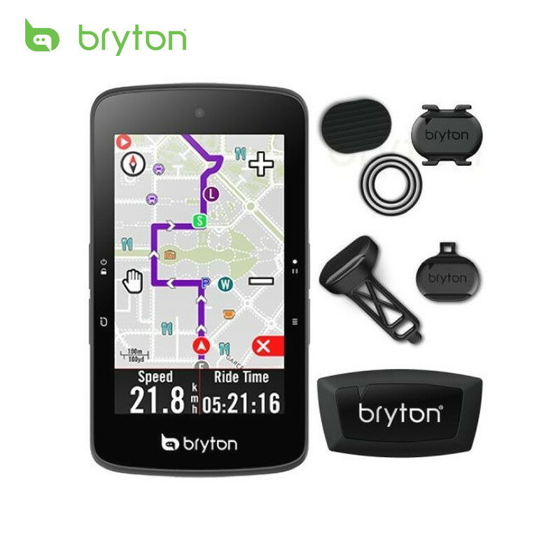 Bryton ブライトン Rider S800T ライダー S800 ケイデンス・スピード・心拍センサー付 GPS機能付きサイクルコンピューター