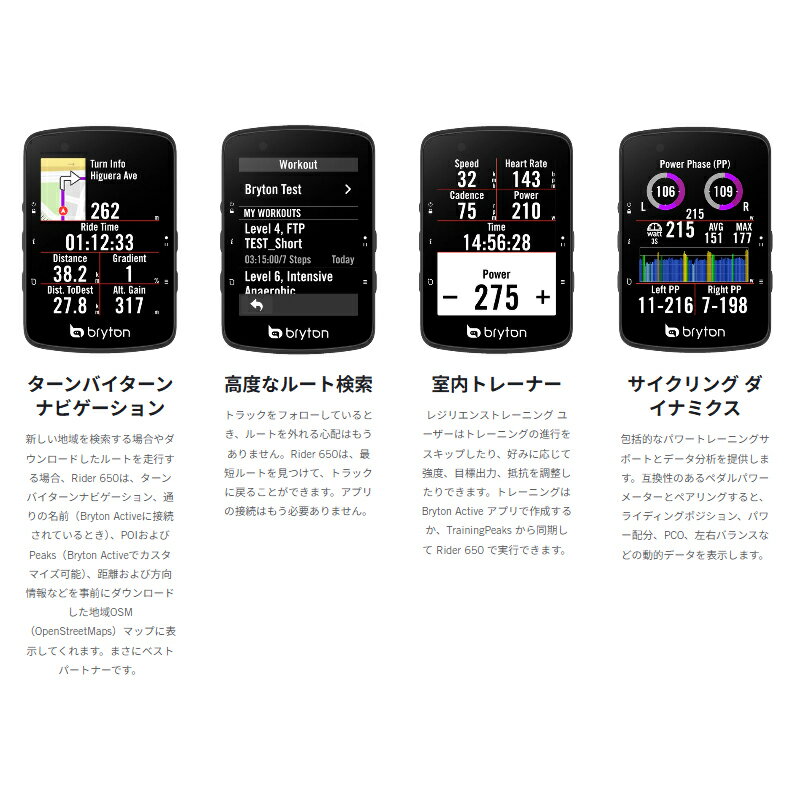 Bryton ブライトン Rider650E