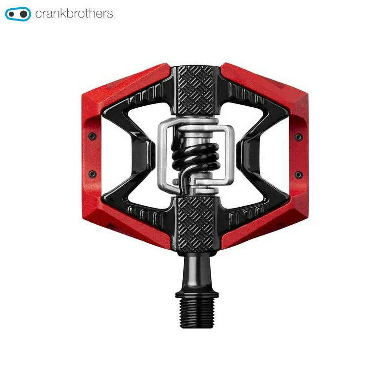CRANK BROTHERS ダブルショット 3 レッド/ブラック ペダル