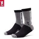 CHROME クローム MERINO メリノ CREW SOCKS BLACK