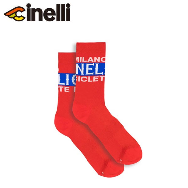 ■商品のお問い合わせに際してのお願い※在庫の有無や納期に関しましてのお問い合わせはお調べいたしましてご返信させていただきます。 ※商品の更なる詳細情報、互換性、サイズ感等々はトラブル回避の為、当店ではお答えすることができませんので直接メーカーもしくは代理店へお問い合わせ頂きますようお願い申し上げます。■ご注文に際してのご注意 ※当店の在庫の有無は実際の在庫状況と連動しておりません。 ご注文が確定しましても在庫切れの場合がございます。 ※ご注文確定後、当店の在庫とメーカーの在庫を確認して当店に在庫のない商品につきましては発注いたしますのでお時間がかかる場合がございます。 ※在庫のない商品につきましては追ってキャンセルメールをお送りいたします。 お客様のご都合により返品・及びサイズ交換などは一切出来かねますので予めご了承下さい。 ■自転車の配送について、必ずご一読下さい※在庫の有無や納期に関しましてのお問い合わせはお調べいたしましてご返信させていただきます。※お届け後、外したパーツなど一部分は、お客様で組み立てが必要となります。※配送前に商品チェックしておりますが、製造・組立・配送の行程で小傷やスレ等がつく場合がございます。 通信販売の特性上、実車をご確認頂けませんので、細かい傷などは返品対象外とさせて頂きます。細かい傷が気になる方はご購入ご遠慮願います。※組み立てに自信がないなどご心配があるようでしたら、出来るだけアドバイスはさせて頂きますが、工具がなかったりどうしても組立出来ないお客様はお近くの販売店にて組立て貰って下さい。また、その際の作業工賃はお客様負担でお願い致します。■防犯登録について※防犯登録につきましては、お近くの防犯登録取扱店にてご登録をお願いします。イタリア製 高性能快適生地 袖口の長さ13cm 50年代から60年代にかけてのディーラーの看板にインスパイアされた、targaデザイン。サイクリングの歴史を築いた偉大な時代へのノスタルジックな気持ちに。cinelliのサイクリングソックスは100%イタリア製で、オールシーズンのトレーニングに最適な19cmのレースフィットと高性能素材を使用しています。 95% ポリアミド、3% ゴム、2% エラスタン