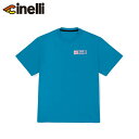 CINELLI チネリ IN BIKE WE TRUST BLUE Tシャツ