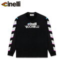 CINELLI チネリ LONGSLEEVE VIGORELLI BLACK Tシャツ