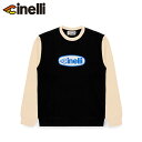 CINELLI チネリ CREWNECK OVAL BLACK & WHITE