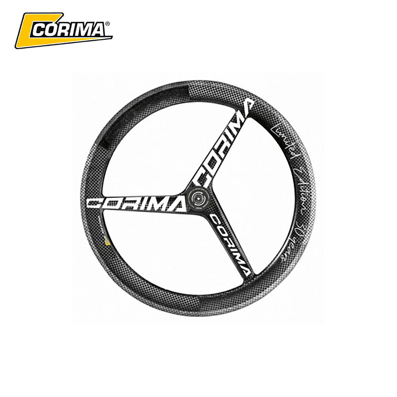 CORIMA/コリマ CORIMA 3スポーク WS TT HM (WO) (ロード/フロント/ディスクブレーキ) CeramicSpeedセラミック 100x12mmスル―アクスル ディスクブレーキホイール