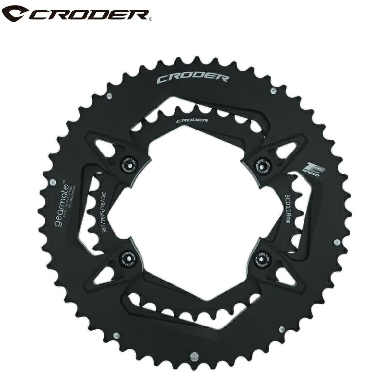 CRODER BIKES Gearmate Chainring SHIMANO 4-Arm [For 11/12 Speed] ...
