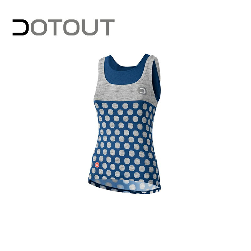 DOTOUT/ドットアウト Dots W トップ ライト グレー-ブルー アンダーウェア