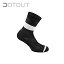 DOTOUT/ɥåȥ Square Sock(FW) 910 black-white L-XL(39-42)