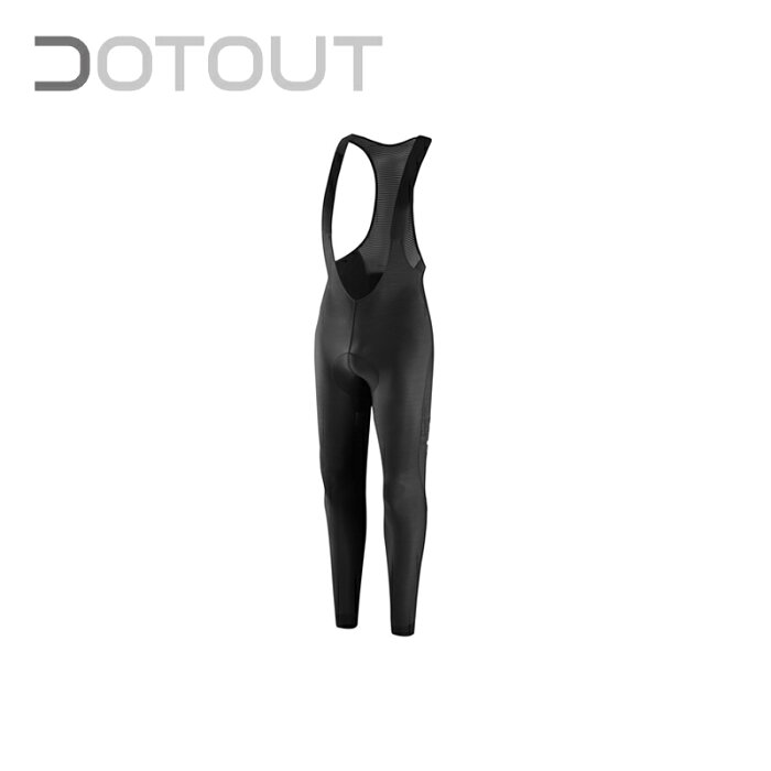 DOTOUT/ドットアウト Stripe Bib Tight 909 black-black ショーツ・タイツ