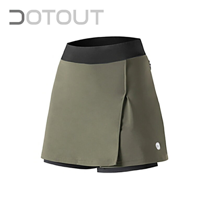 DOTOUT/hbgAEg Fusion W Skirt 509 green-black XJ[g