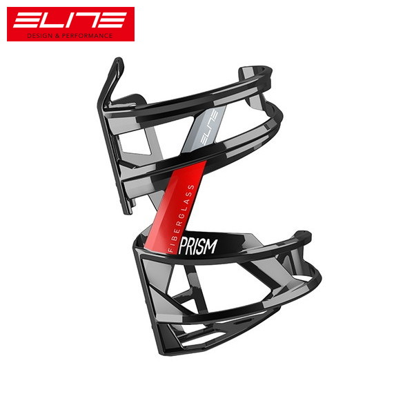 Elite エリート PRISM プリズム ケージ グロッシーレッド ライト 右 ボトルケージ