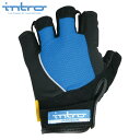 intro イントロ Stinger2J スティンガー2 ジュニア Blue ジュニア ハーフフィンガー バイクグローブ