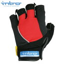 intro イントロ Stinger2J スティンガー2 ジュニア Red ジュニア ハーフフィンガー バイクグローブ