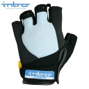intro イントロ Stinger2J スティンガー2 ジュニア Light Blue ジュニア ハーフフィンガー バイクグローブ(4)