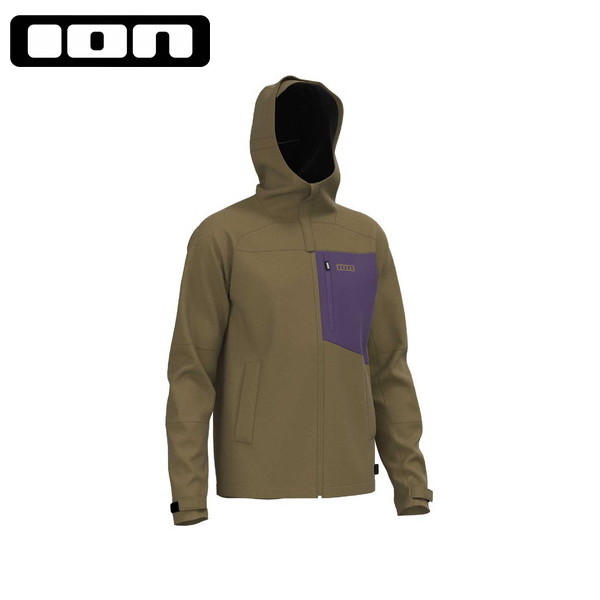 ION/アイオン Jacket Shelter 2L Softshell DARK-MUD BIKE APPAREL