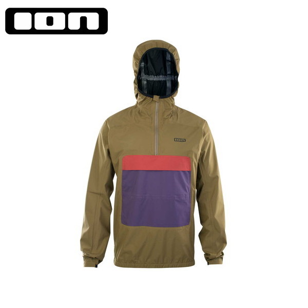 ION/ACI Jacket Shelter Anorak 2.5L unisex DARK-MUD BIKE APPAREL