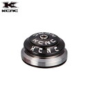 KCNC ケーシーエヌシー KHS-PT1860C OS TAPERED 1-1/8X1-1/2 ブラック ヘッドパーツ