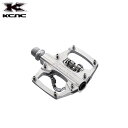 KCNC ケーシーエヌシー CLIPLESS PLATFORM 片面フラット/片面ビンディングペダル シルバー