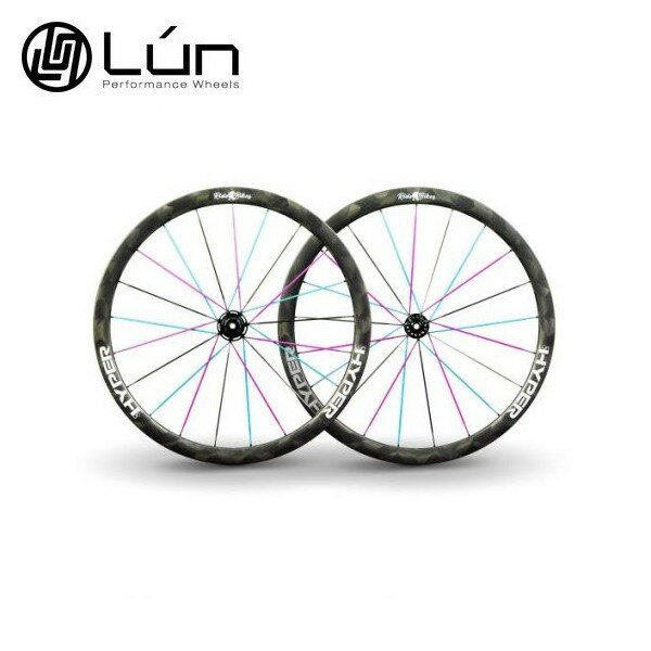 Winspace ウィンスペース Lun ルン HYPER RBBモデル 38mm ディスクブレーキホイールセット シマノ11S カーボンホイールのサムネイル